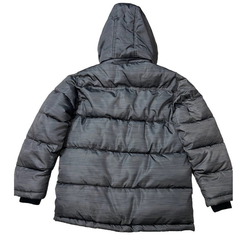 DKNY Youth Parka Size M (10-12) Quilted Coat Fleece Lining Snap Closure - Picture 4 of 6